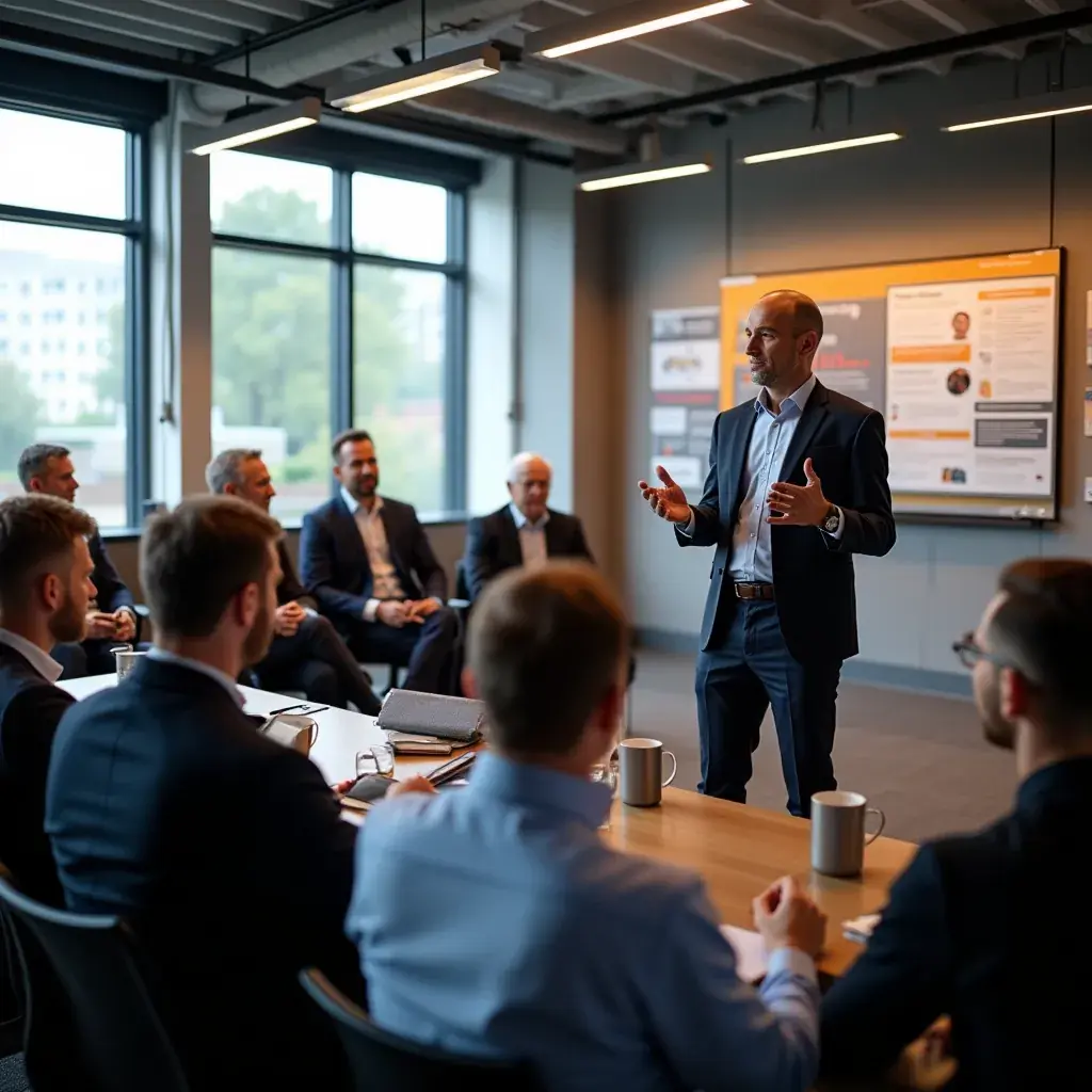 Hombre de 50 años levantando pesas en un entorno de gimnasio moderno.