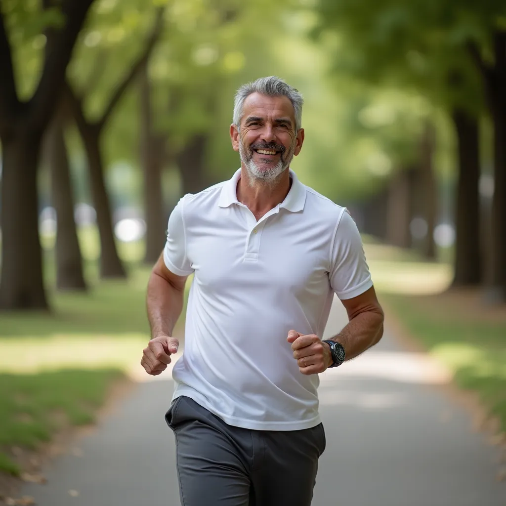 Clase de yoga para hombres mayores enfocada en la flexibilidad.